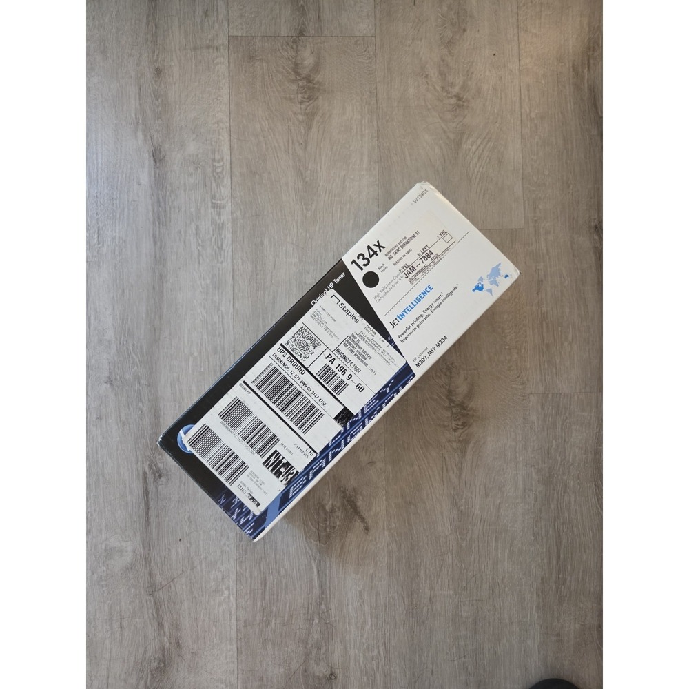 HP 134x Black High Yield Toner Cartridge Sealed Genuine OEM